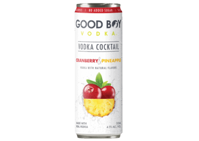 Good Boy Cranberry & Pineapple Vodka Cocktail